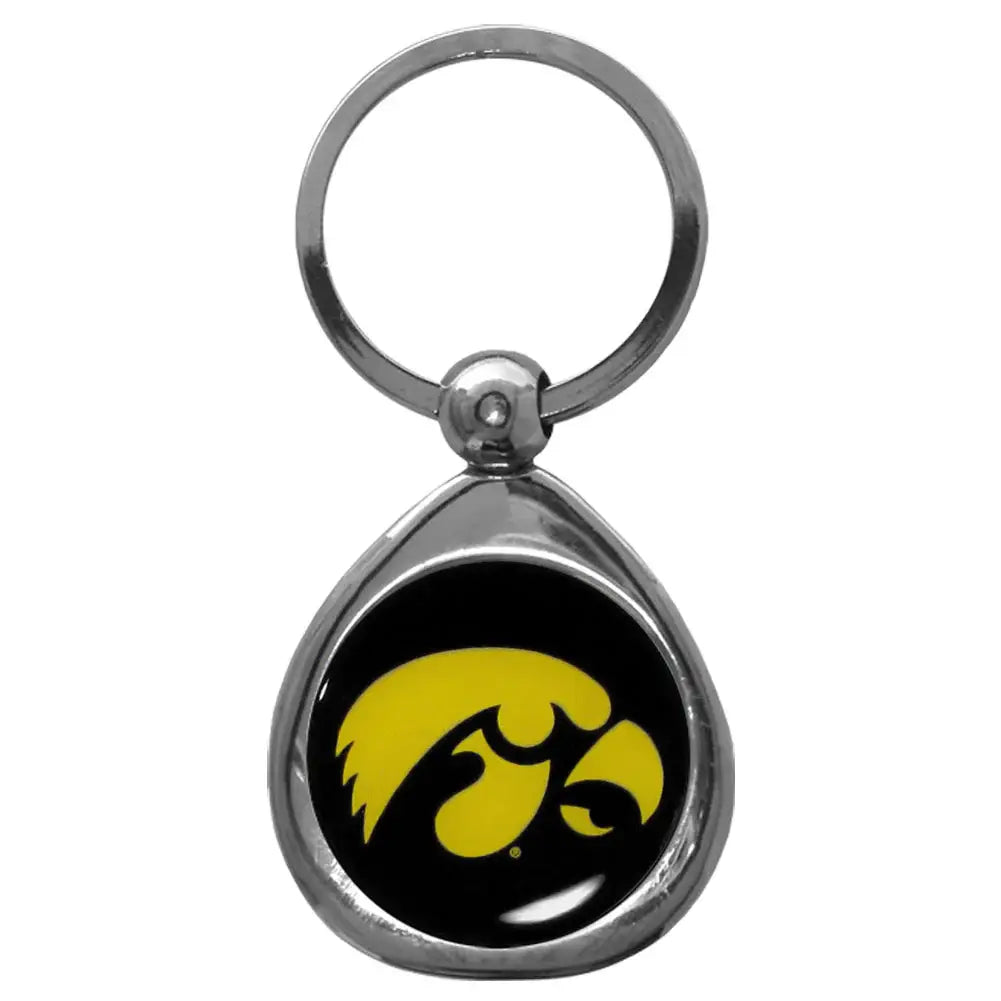 Iowa Hawkeyes Chrome Key Chain - Iowa Hawkeyes - Flyclothing LLC
