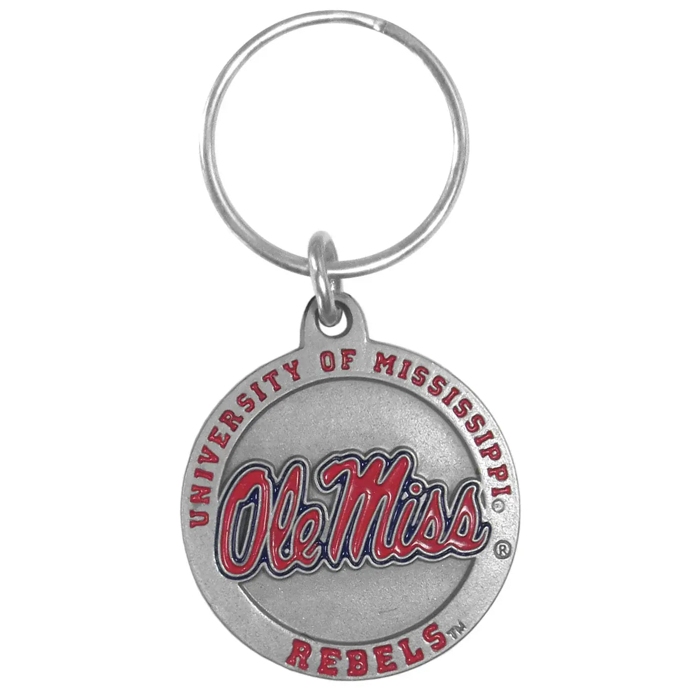 Mississippi Rebels Carved Metal Key Chain - Mississippi Rebels - Flyclothing LLC