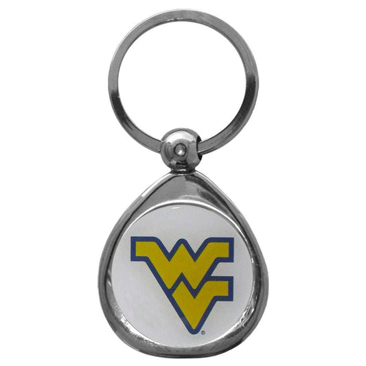 W. Virginia Mountaineers Chrome Key Chain - W. Virginia Mountaineers - Flyclothing LLC