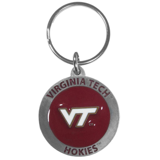Virginia Tech Hokies Carved Metal Key Chain - Virginia Tech Hokies - Flyclothing LLC