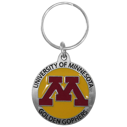 Minnesota Golden Gophers Carved Metal Key Chain - Minnesota Golden Gophers - Flyclothing LLC