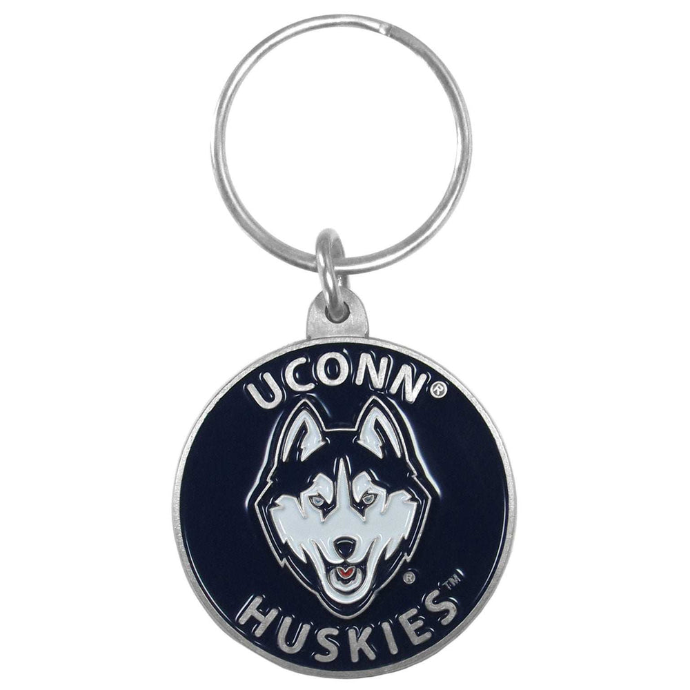 UCONN Huskies Carved Metal Key Chain - UCONN Huskies - Flyclothing LLC