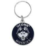 UCONN Huskies Carved Metal Key Chain - UCONN Huskies - Flyclothing LLC
