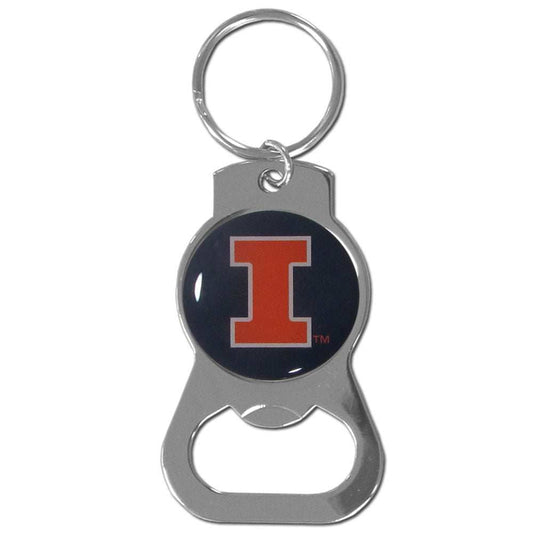Illinois Fighting Illini Bottle Opener Key Chain - Illinois Fighting Illini - Flyclothing LLC