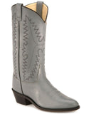 Old West Mens Grey All Over Leather 13" Boot - Old West