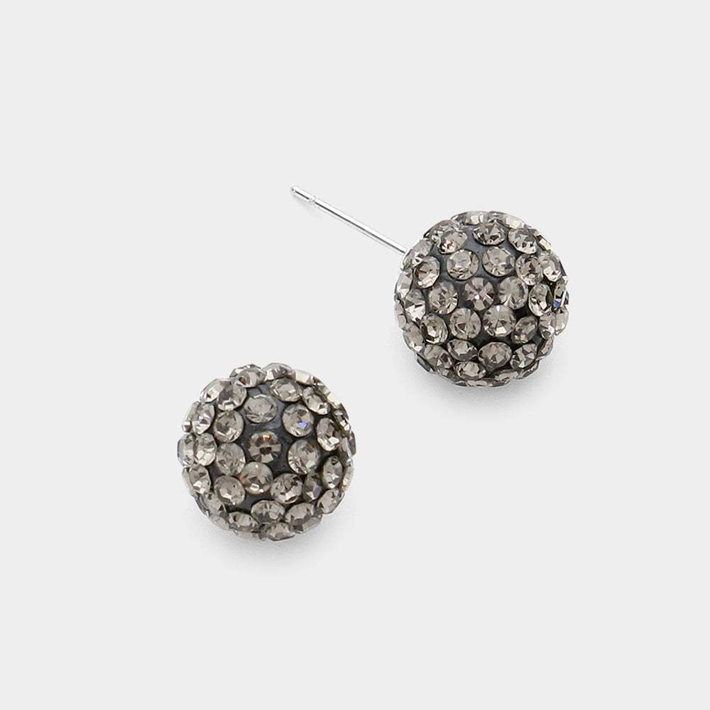 Shamballa Ball Stud Earrings - Madeline Love - Flyclothing LLC