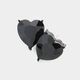 Heart Stone Evening Stud Earrings - Madeline Love - Flyclothing LLC