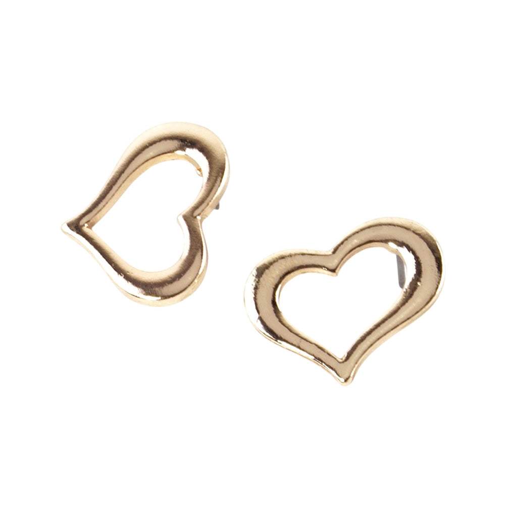 Open Heart Stud Earrings - Madeline Love - Flyclothing LLC