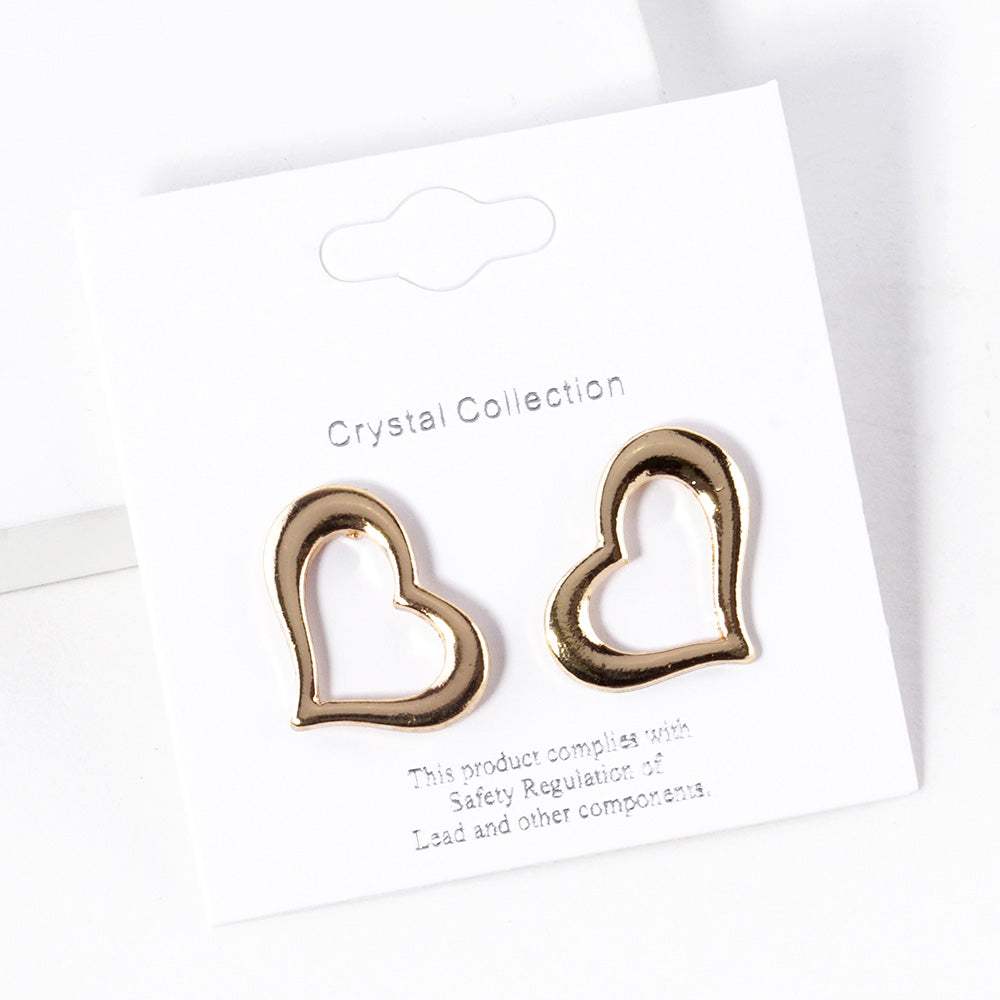 Open Heart Stud Earrings - Madeline Love - Flyclothing LLC