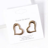 Open Heart Stud Earrings - Madeline Love - Flyclothing LLC