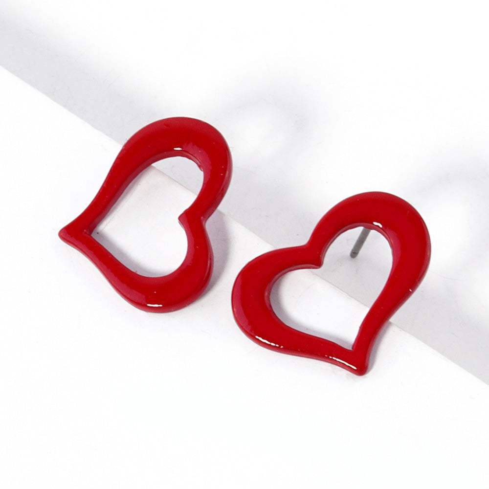 Open Heart Stud Earrings - Madeline Love - Flyclothing LLC