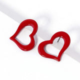Open Heart Stud Earrings - Madeline Love - Flyclothing LLC