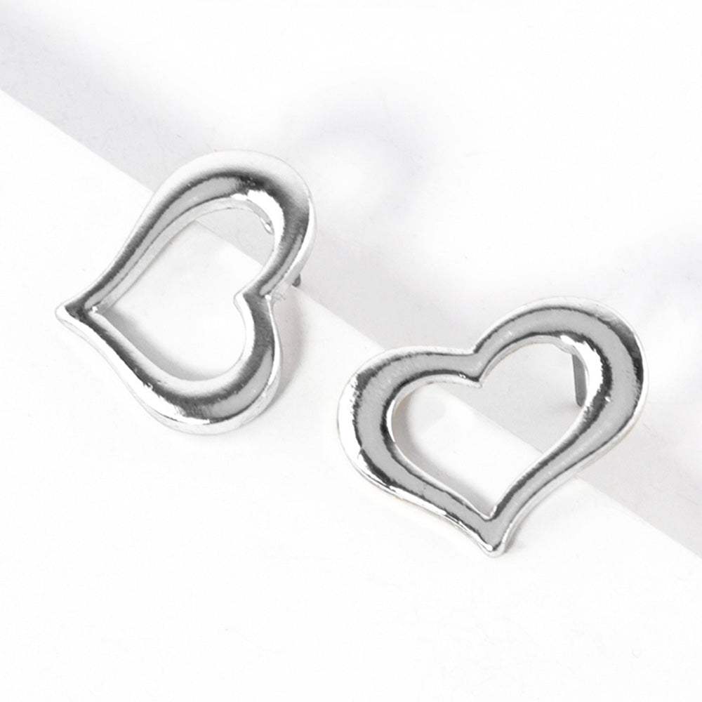 Open Heart Stud Earrings - Madeline Love - Flyclothing LLC