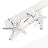 Metal Starfish Stud Earrings - Madeline Love - Flyclothing LLC