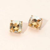 Square Cushion Stud Earrings - Madeline Love - Flyclothing LLC
