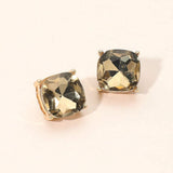 Square Cushion Stud Earrings - Madeline Love - Flyclothing LLC