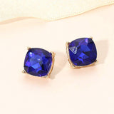 Square Cushion Stud Earrings - Madeline Love - Flyclothing LLC