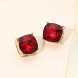 Square Cushion Stud Earrings - Madeline Love - Flyclothing LLC