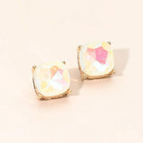 Square Cushion Stud Earrings - Madeline Love - Flyclothing LLC