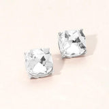 Square Cushion Stud Earrings - Madeline Love - Flyclothing LLC
