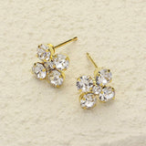 Flower Stone Stud Earrings - Madeline Love - Flyclothing LLC