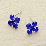 Flower Stone Stud Earrings - Madeline Love - Flyclothing LLC