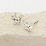 Stone Butterfly Stud Earrings - Madeline Love - Flyclothing LLC