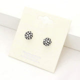 Shamballa Ball Stud Earrings - Madeline Love - Flyclothing LLC