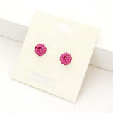 Shamballa Ball Stud Earrings - Madeline Love - Flyclothing LLC