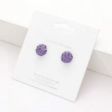 Shamballa Ball Stud Earrings - Madeline Love - Flyclothing LLC