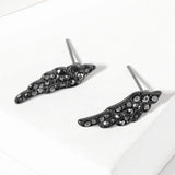 Crystal Wing Stud Earrings - Madeline Love - Flyclothing LLC