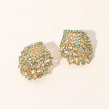 Crystal Embellished Stud Earrings - Madeline Love - Flyclothing LLC