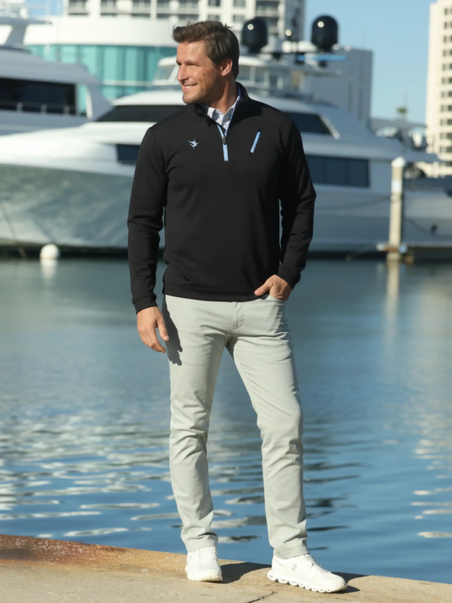 Seaport Pants - White Water Life - Flyclothing LLC
