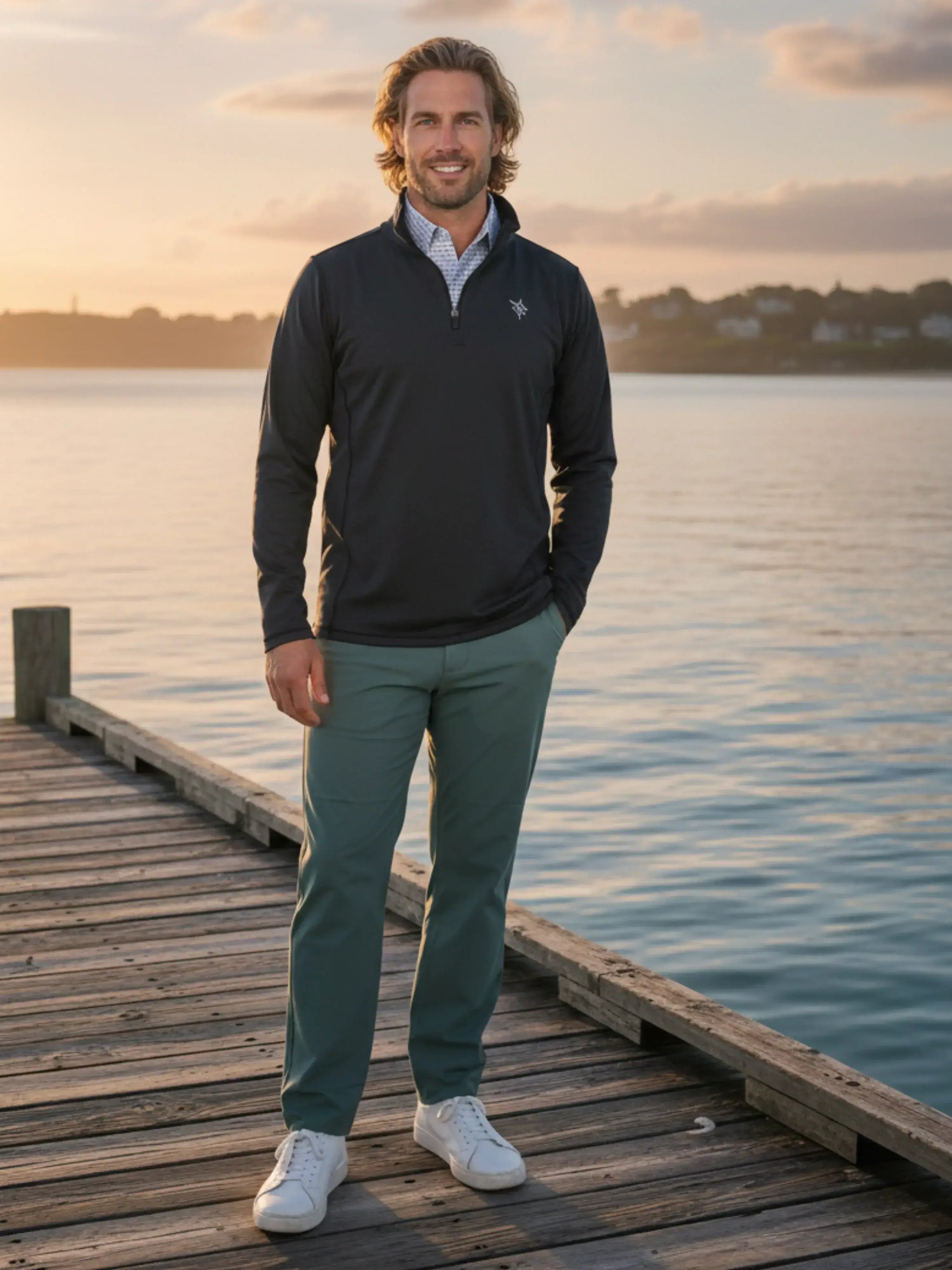 Seaport Pants - White Water Life - Flyclothing LLC