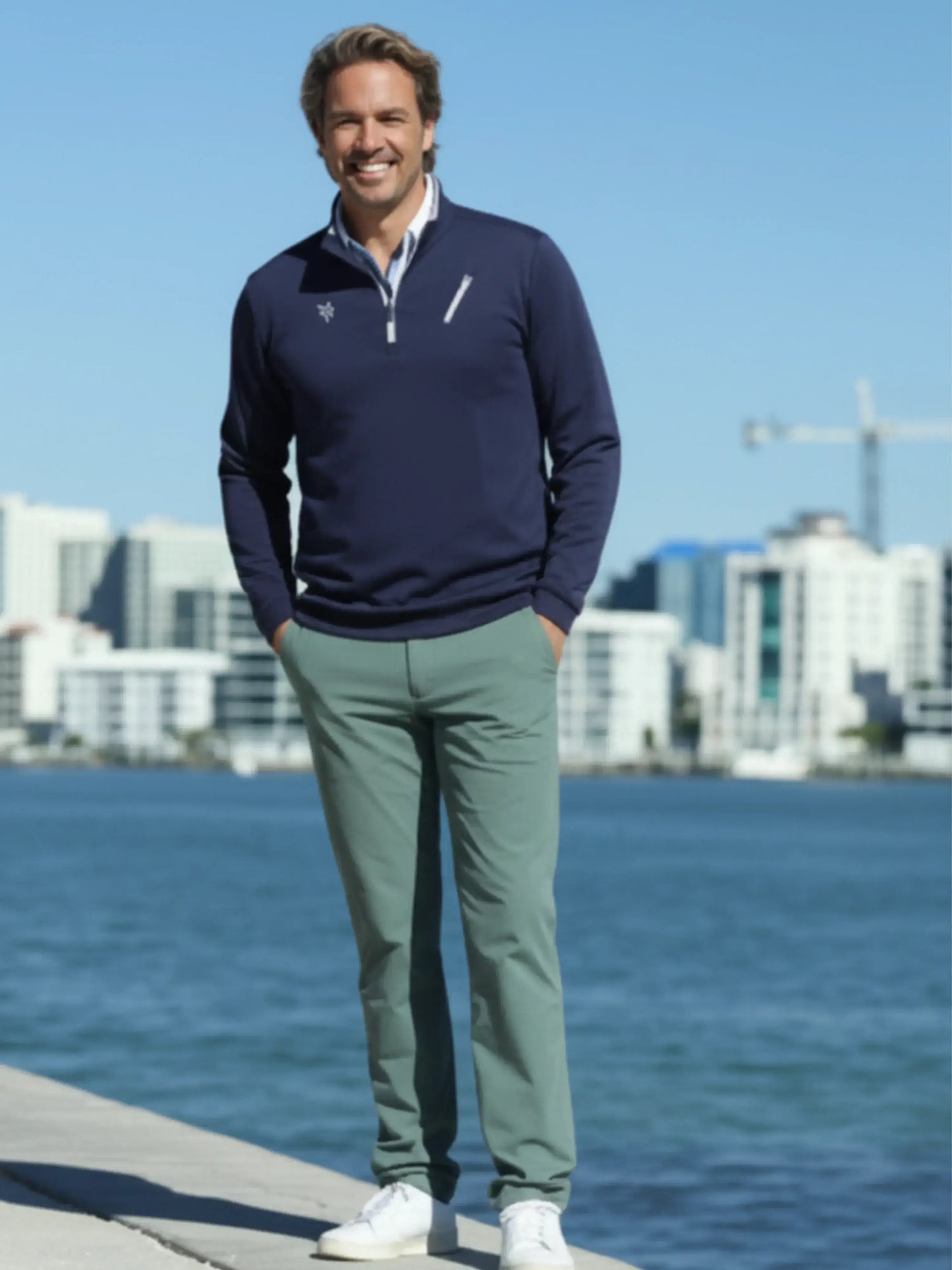 Seaport Pants - White Water Life - Flyclothing LLC
