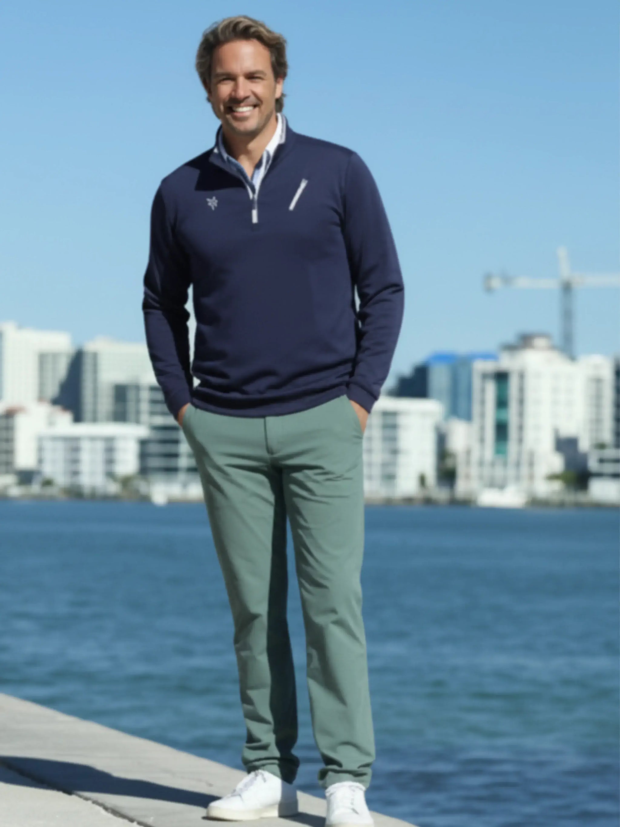 Seaport Pants - White Water Life - Flyclothing LLC