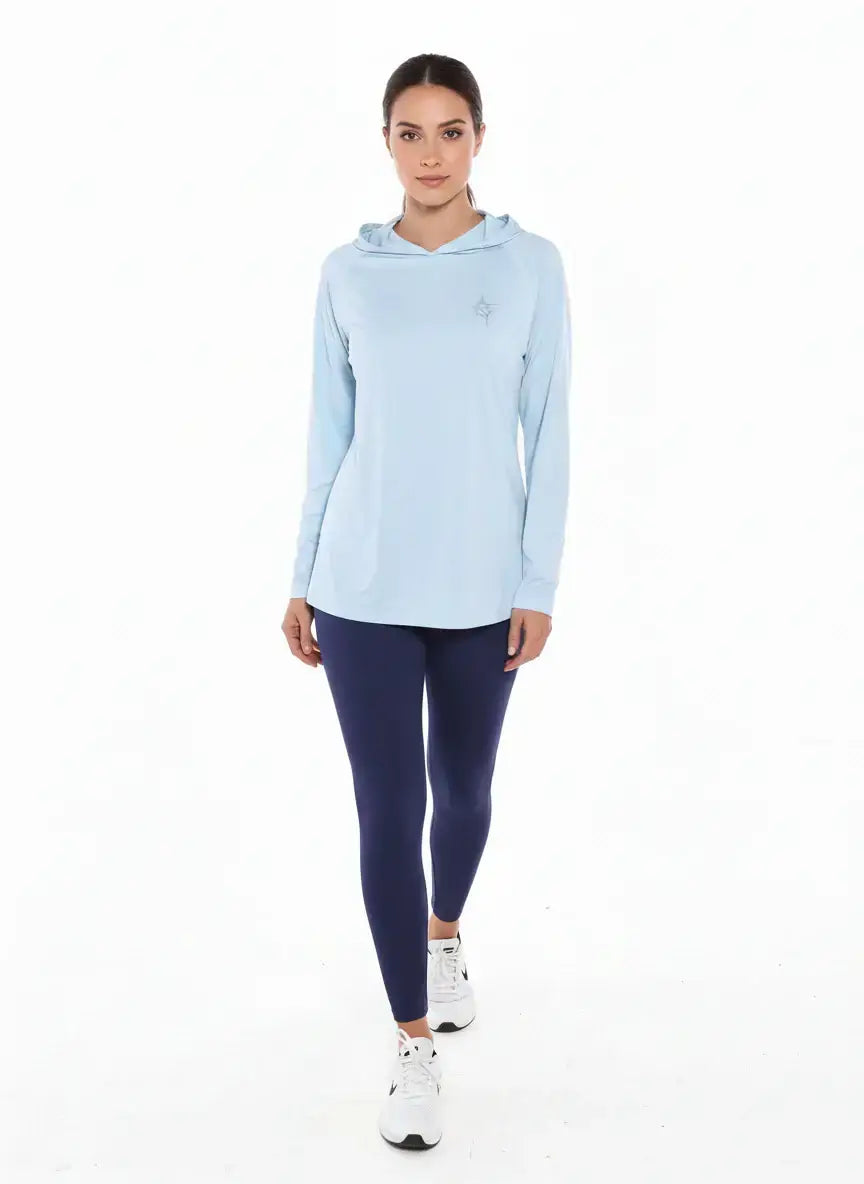 Seaside Performance Hoody - White Water Life - Flyclothing LLC