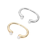 SECRET BOX_Sterling Silver Dipped Pearl Tip Two Finger Ring - Madeline Love - Flyclothing LLC