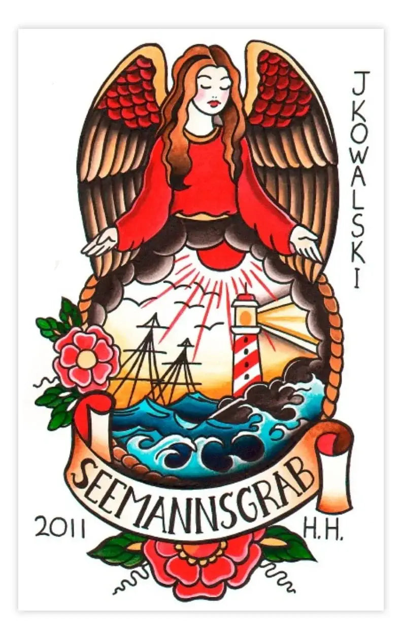 Black Market Art Company SEEMANNSGRAB Print - Black Market Art Company - Flyclothing LLC