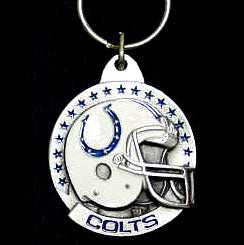Indianapolis Colts Carved Metal Key Chain - Indianapolis Colts - Flyclothing LLC