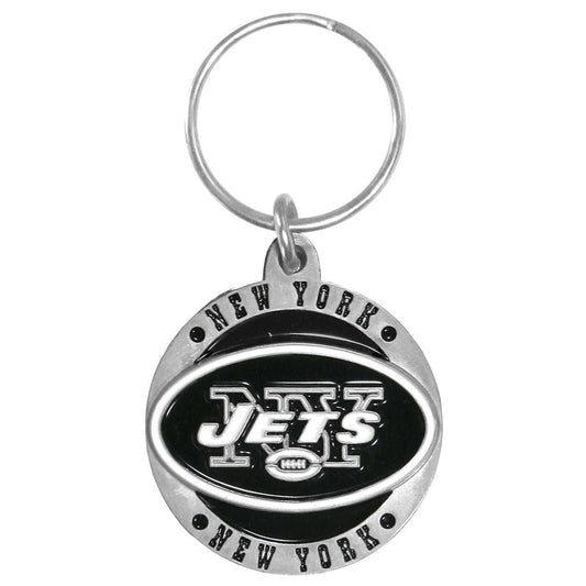 New York Jets Carved Metal Key Chain - New York Jets - Flyclothing LLC