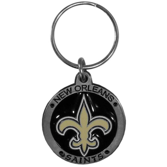 New Orleans Saints Carved Metal Key Chain - New Orleans Saints - Flyclothing LLC