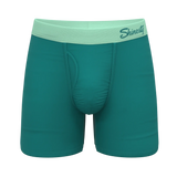 The Maldives | Teal Ball Hammock® Pouch Underwear With Fly - Shinesty - Flyclothing LLC