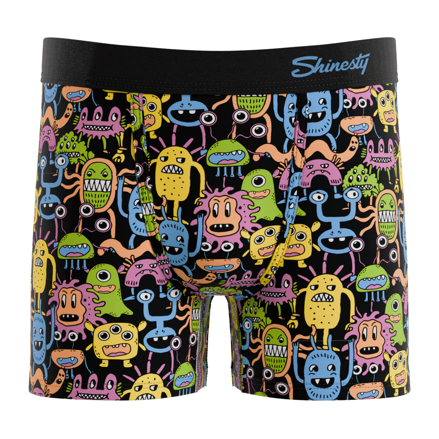 The Under The Bed | Colorful Monsters Youth Boxer Briefs - Shinesty - Flyclothing LLC