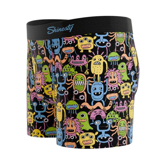 The Under The Bed | Colorful Monsters Boy's Boxer Briefs - Shinesty - Flyclothing LLC