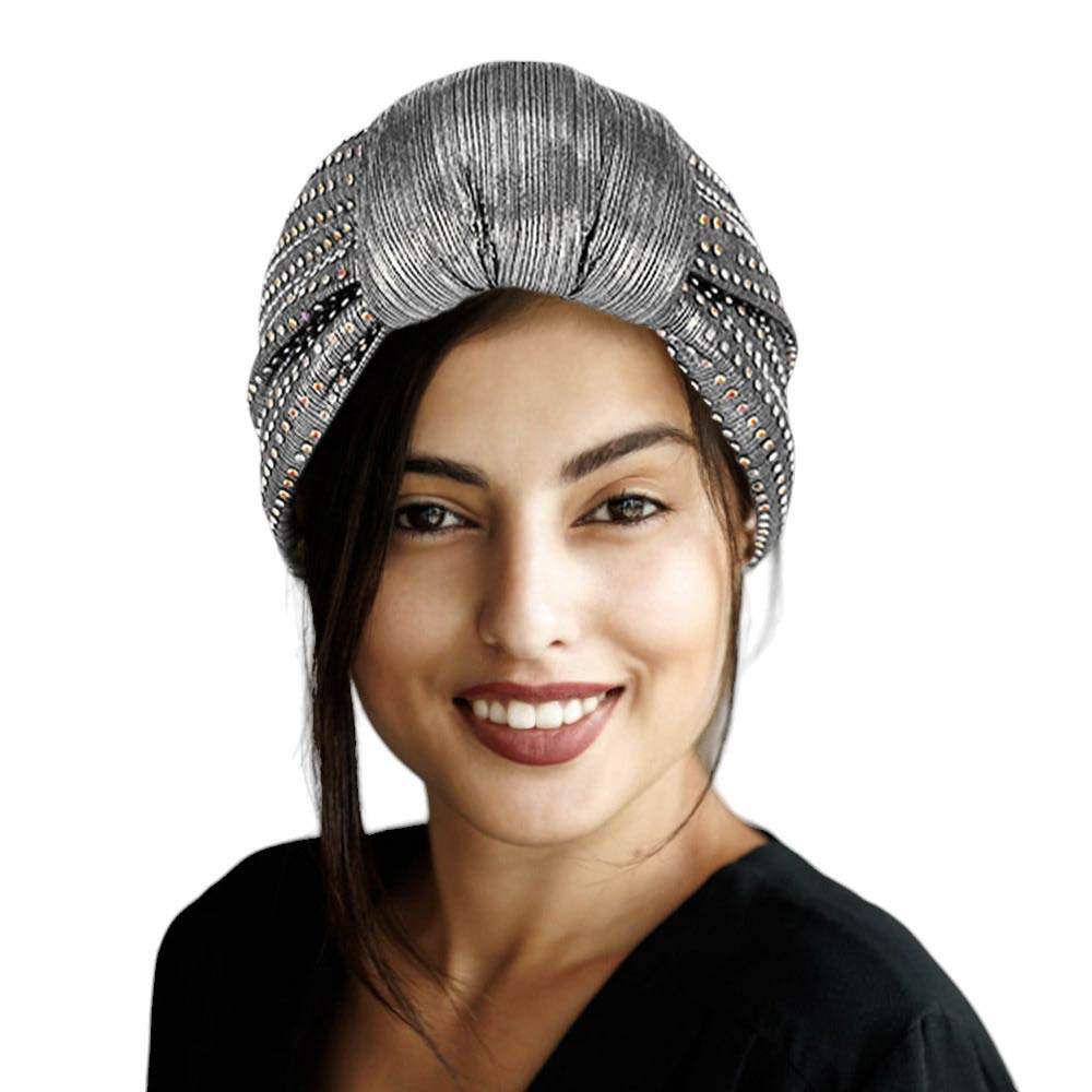 Bling Turban Hat - Madeline Love - Flyclothing LLC