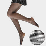 Crystal Embellished Fishnet Pantyhose Tights - Madeline Love - Flyclothing LLC