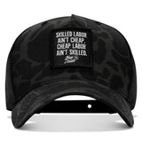 Skilled Labor Ain't Cheap Patch Snapback Hat - DIRTY COWBOY USA - Flyclothing LLC