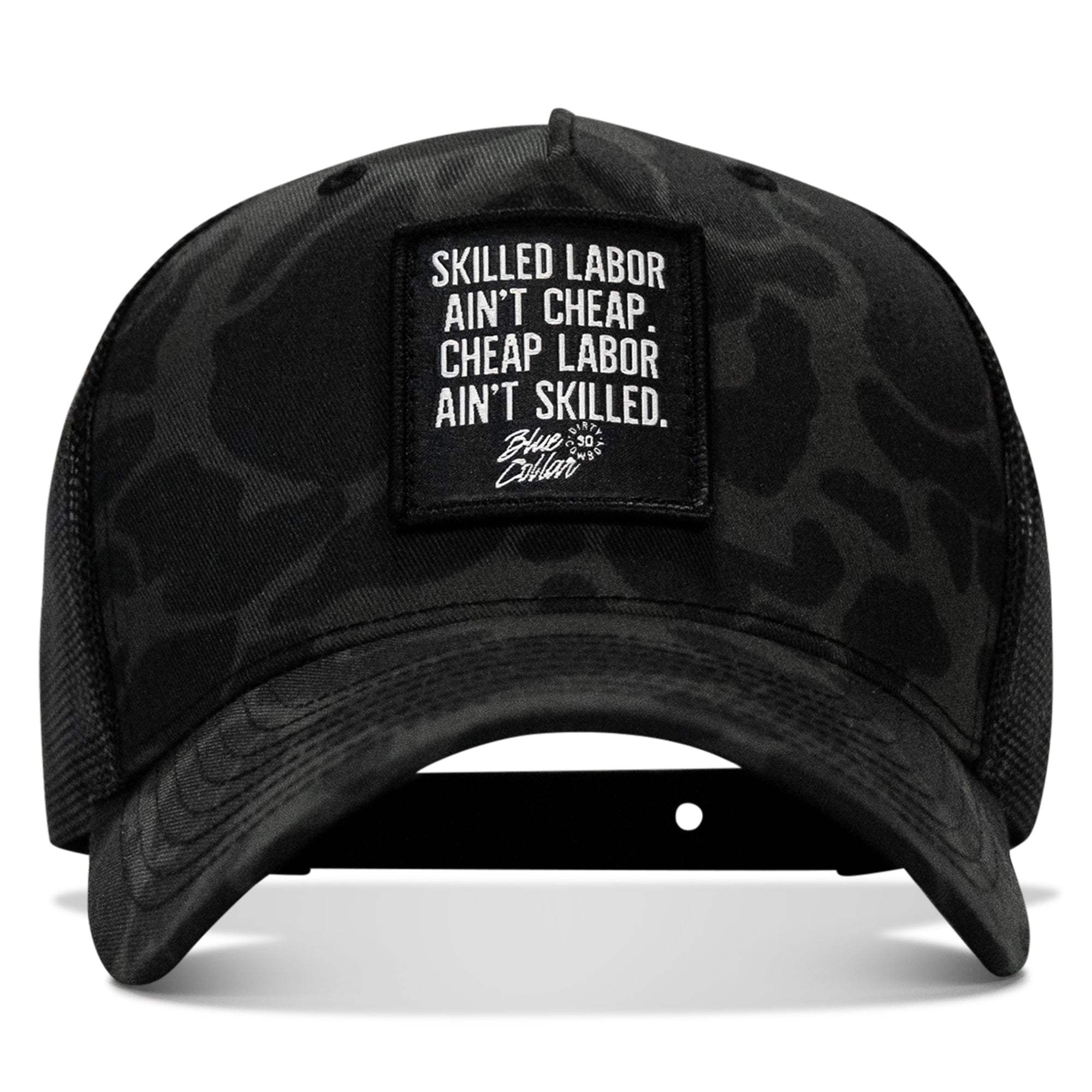 Skilled Labor Ain't Cheap Patch Snapback Hat - DIRTY COWBOY USA - Flyclothing LLC
