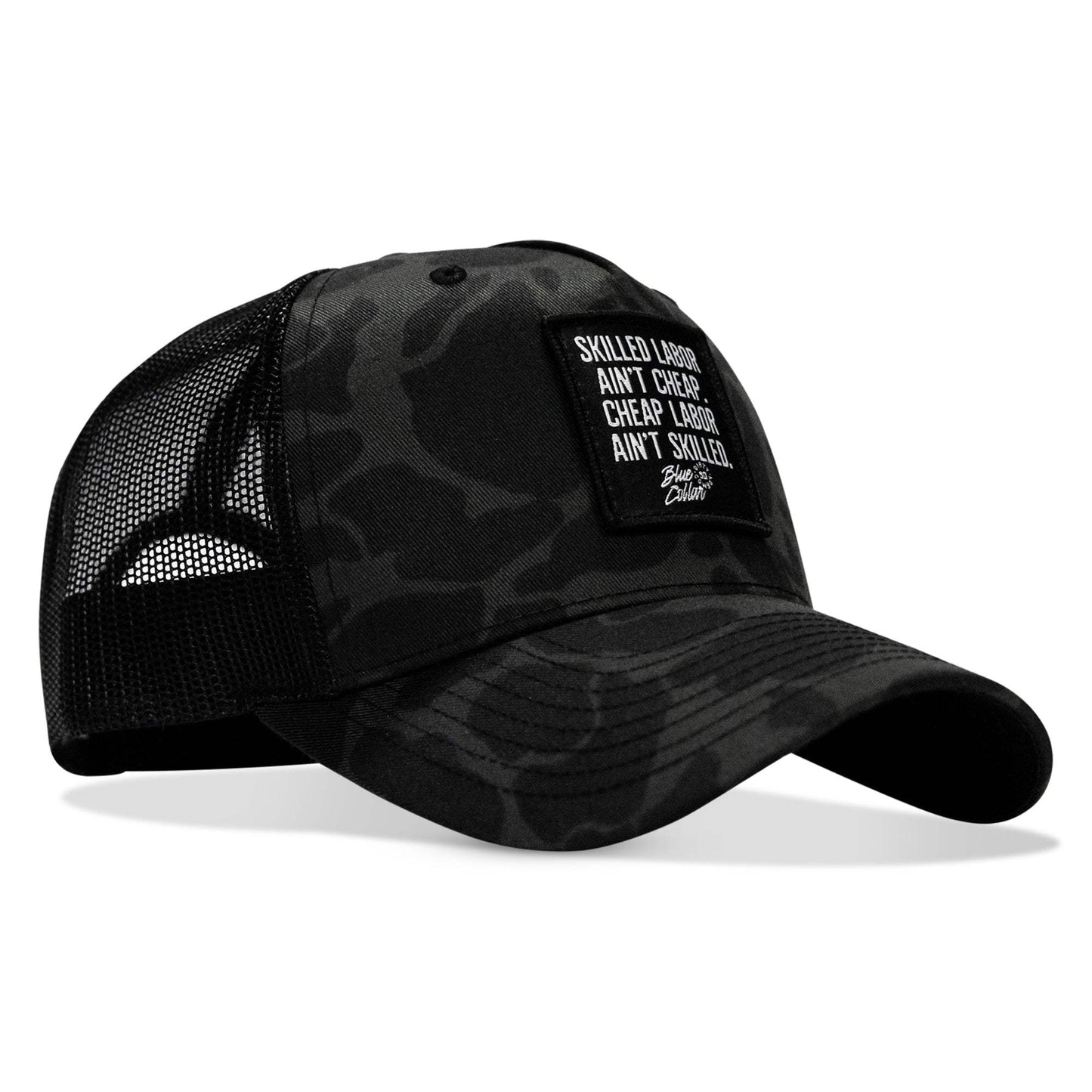Skilled Labor Ain't Cheap Patch Snapback Hat - DIRTY COWBOY USA - Flyclothing LLC